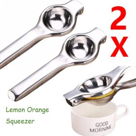 Manual Lemon Squeezer Heavy Duty Stainless Steel Press Hand Lime Citrus Juicer