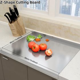 Cutting Board with Counter Lip (size: 40cm×50cm/15.75×19.69inch)